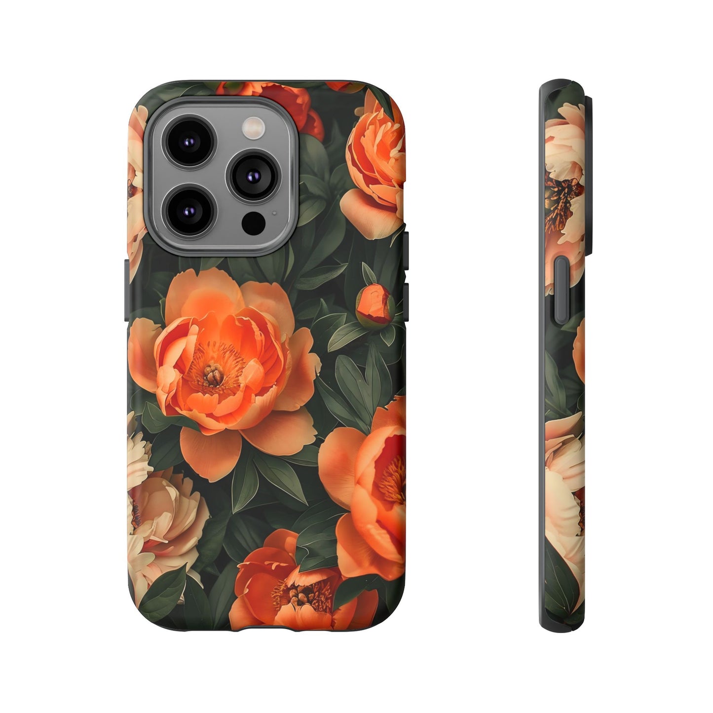 Stylish Floral Phone Case, Tough Cases, Floral Phone Cover, Gift for Her, Spring Accessories, Mother's Day, Phone Protection