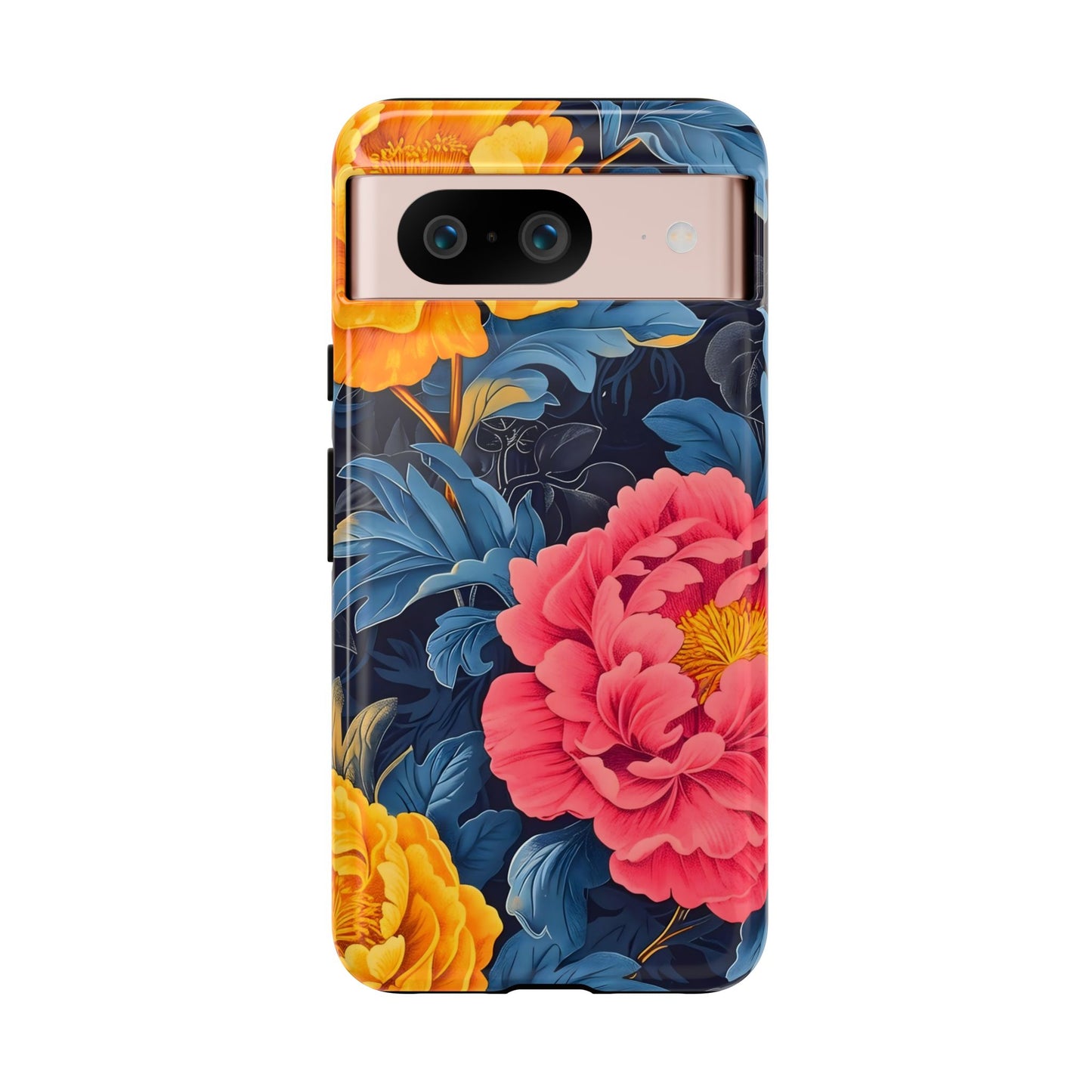 Floral Phone Case, Tough Cases, Stylish Mobile Cover, Gifts for Her, Phone Accessories, Unique Flower Design
