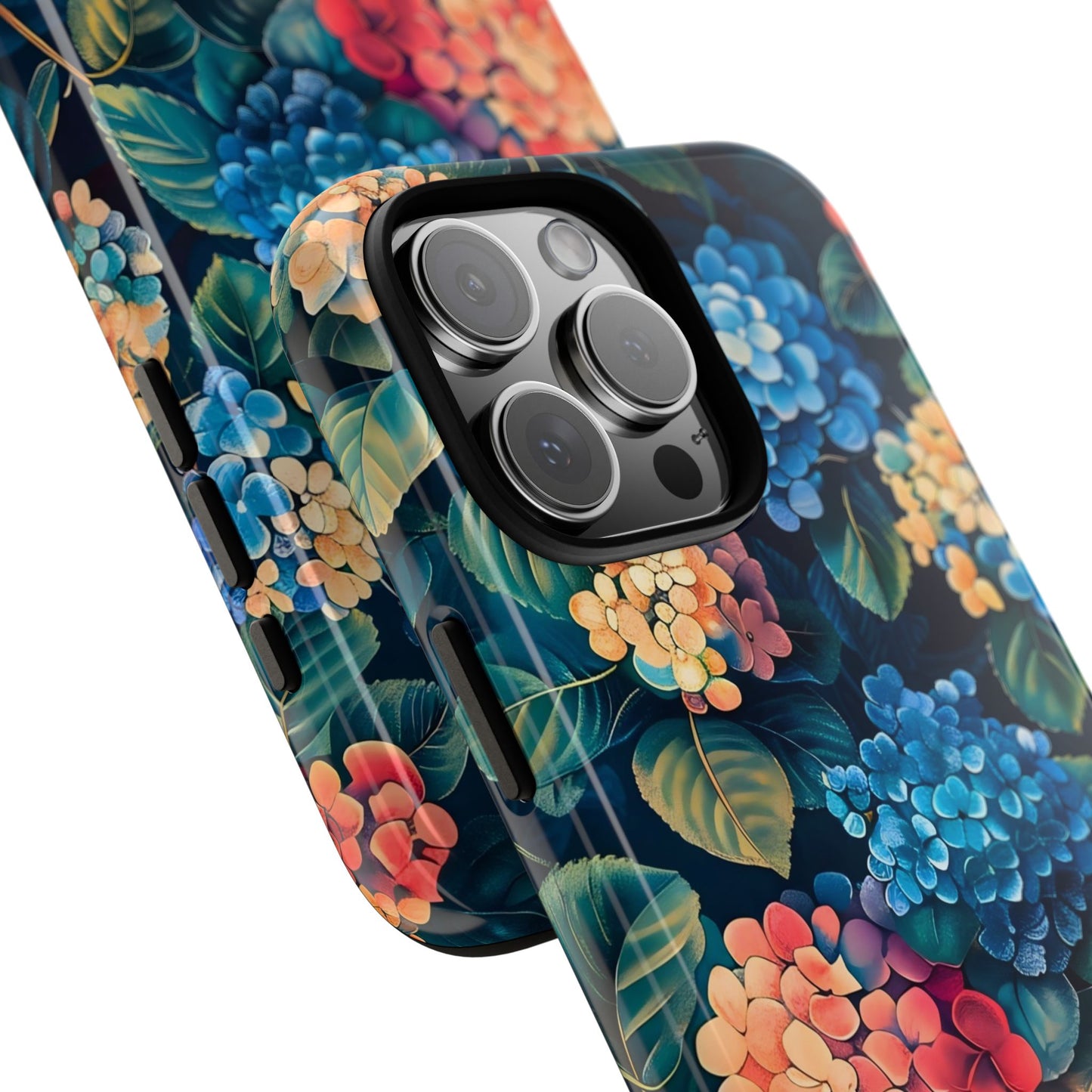 Floral Phone Case, Stylish Tough Case for Gardener Gift, Flower Lover Accessory, Pretty Floral Design, Protective Case