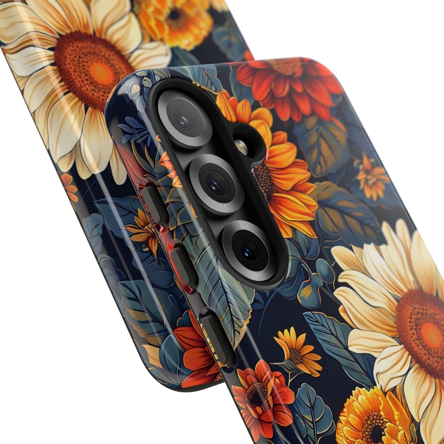 Floral Tough Phone Case | Sunflower Design, iPhone Cover, Protective Case, Gifts for Her, Floral Phone Accessory