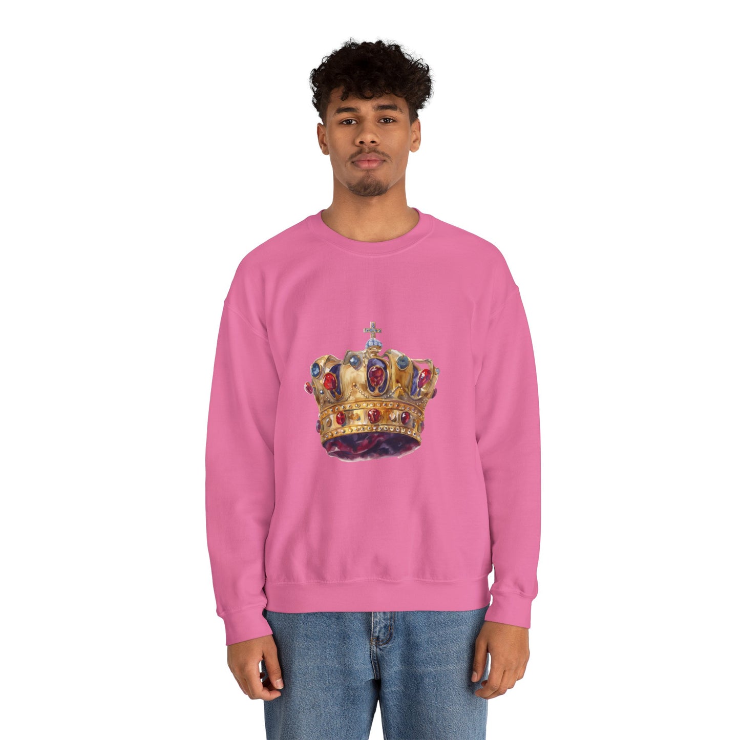 Unisex Heavy Blend™ Crewneck Sweatshirt High Grade - British Royal Crown