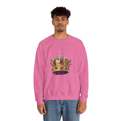 Unisex Heavy Blend™ Crewneck Sweatshirt High Grade - British Royal Crown