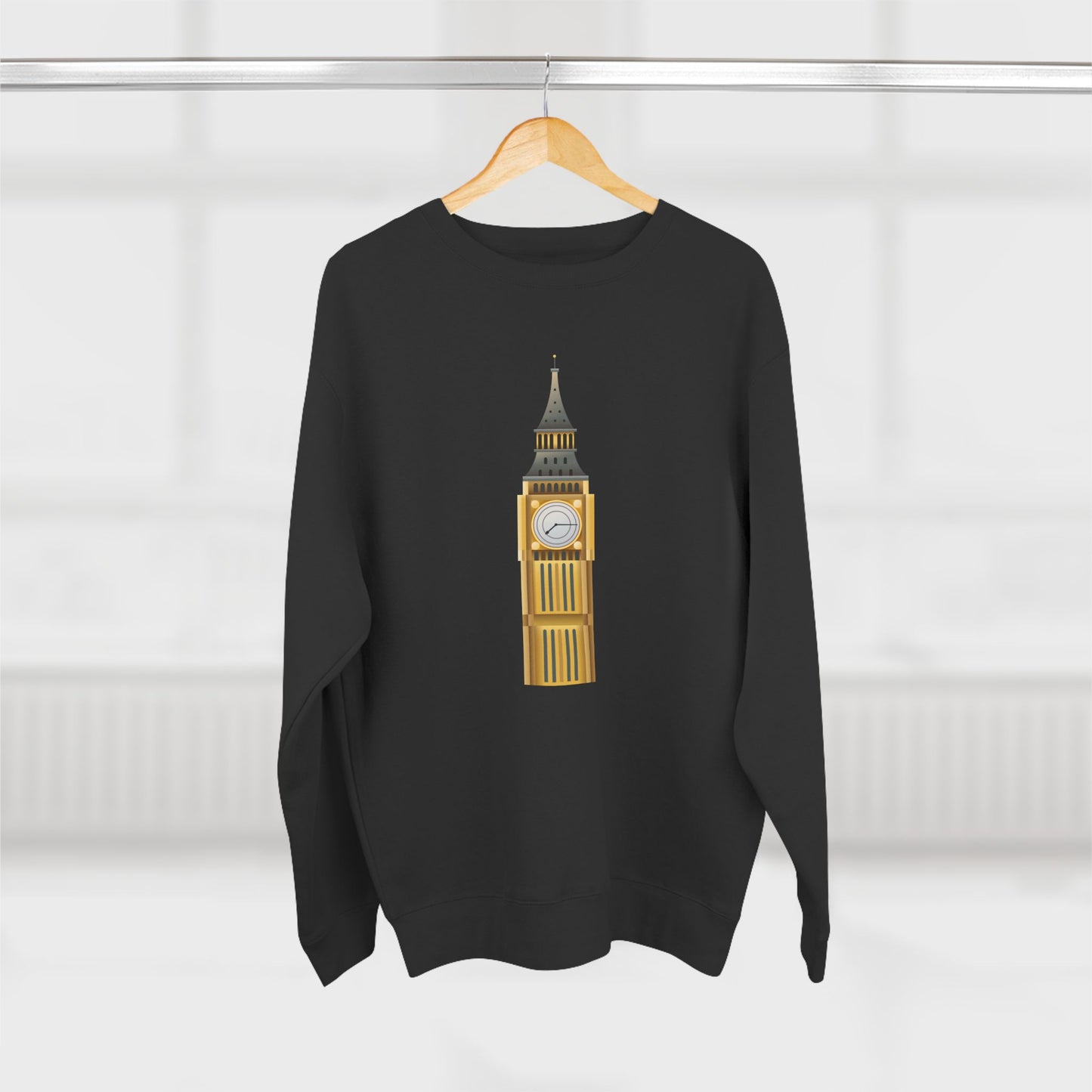 Unisex Crewneck Sweatshirt - Iconic Big Ben Clock Tower