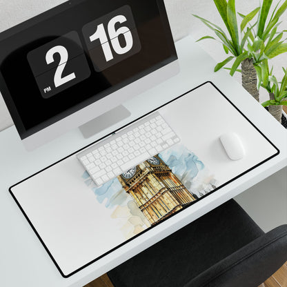 Elegant Big Ben Desk Mat | Office Accessories, Home Office Decor, Gift for Students, Work From Home Essentials, Unique Desk Decor