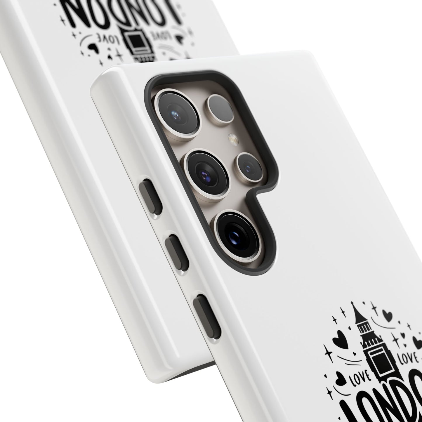 London Love iPhone Case | Tough Cases, London Theme, Gift for Travelers, Unique Phone Accessory, Cute Tech Gifts
