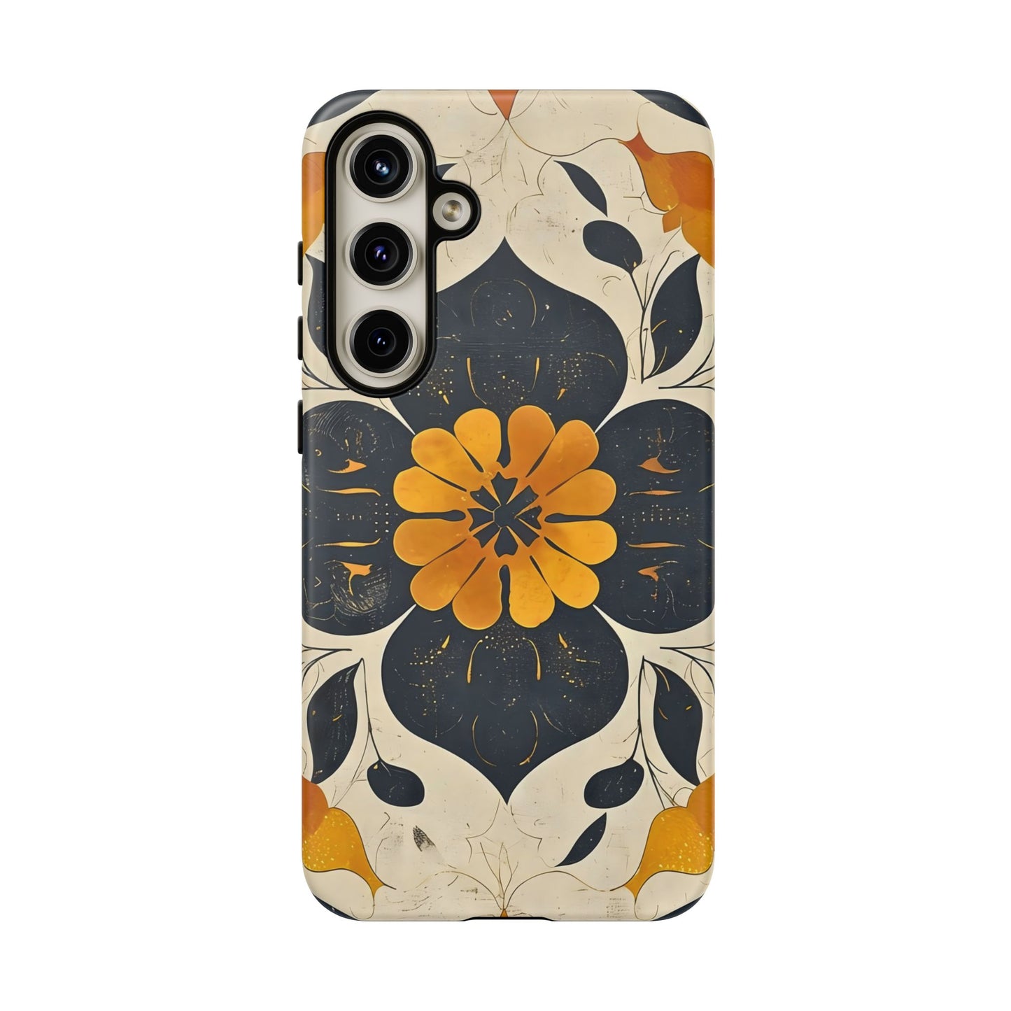 Floral Phone Case - Tough Cases, Botanical iPhone Cover, Vintage Flower Design, Durable Smartphone Protection, Unique Gift Idea