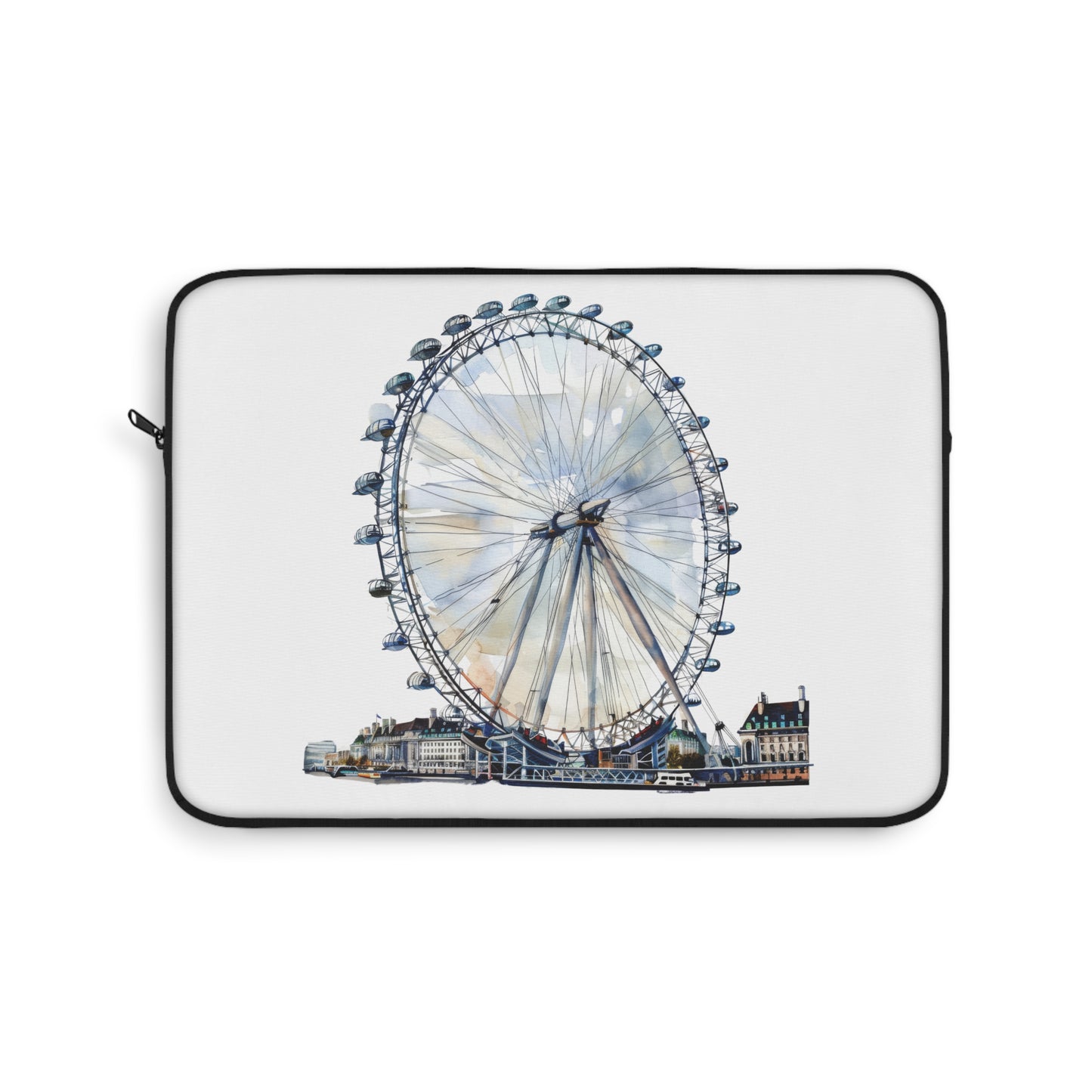 London Eye Laptop Sleeve - Stylish Tech Case, Gift for Travelers, Modern Computer Protection, Unique Design for Students & Professionals
