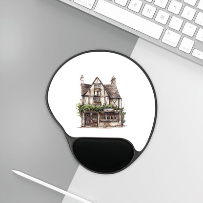 Charming Cottage Mouse Pad With Wrist Rest