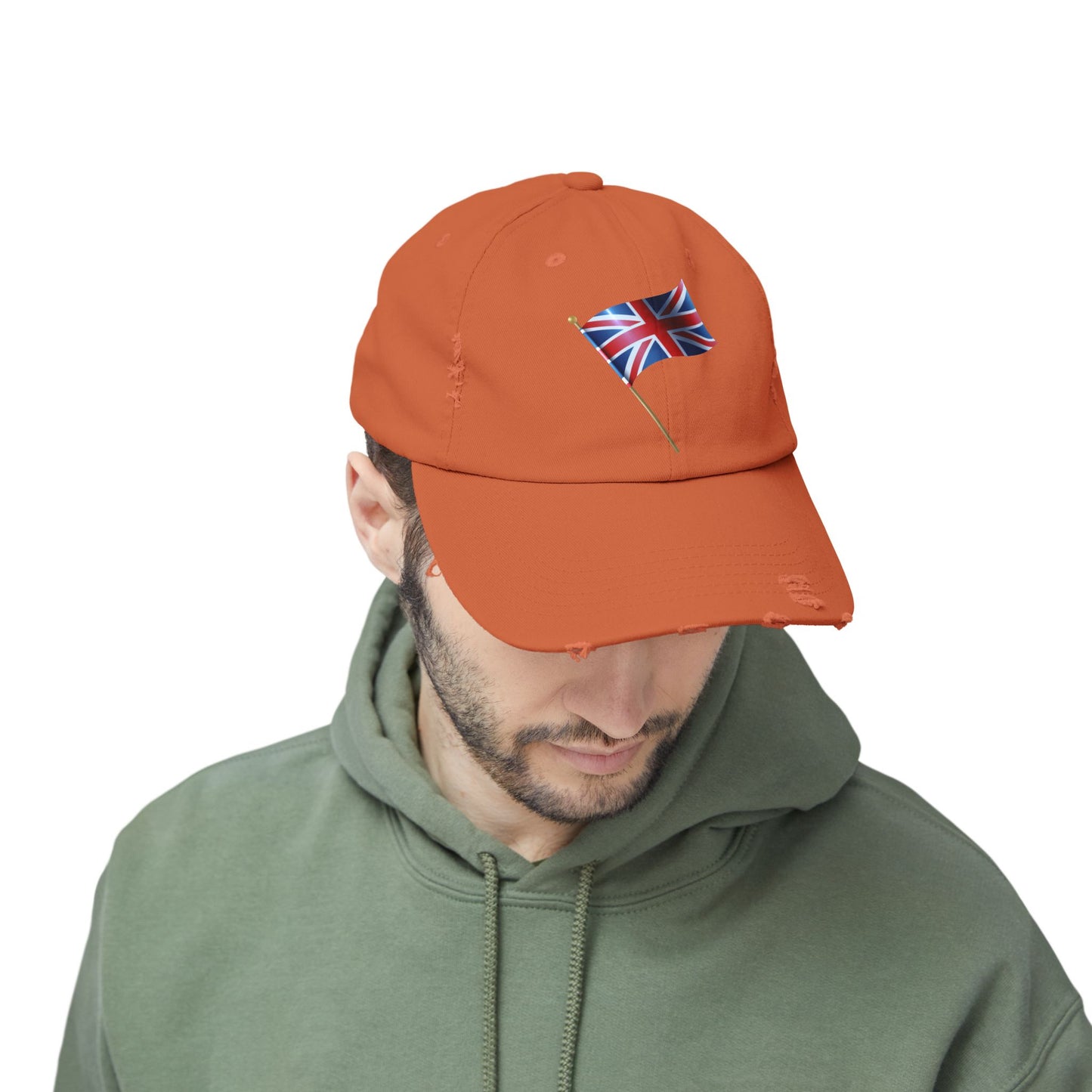 Union Jack Distressed Cap, Casual Cap, Summer Hat, Travel Accessories, Stylish Gifts for Him/Her, Perfect for Festivals