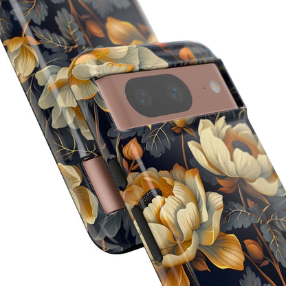 Floral Phone Case - Tough Cases, Stylish Mobile Cover, Flower Design, Holiday Gift, Trendy Accessory, Eco-Friendly Case