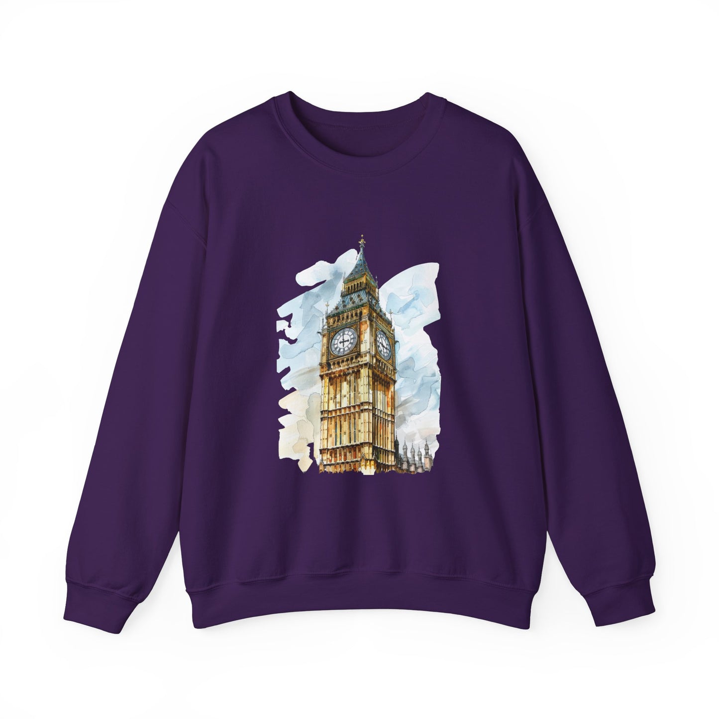 Unisex Heavy Blend™ Crewneck Sweatshirt Lightweight - Big Ben Iconic British Tower