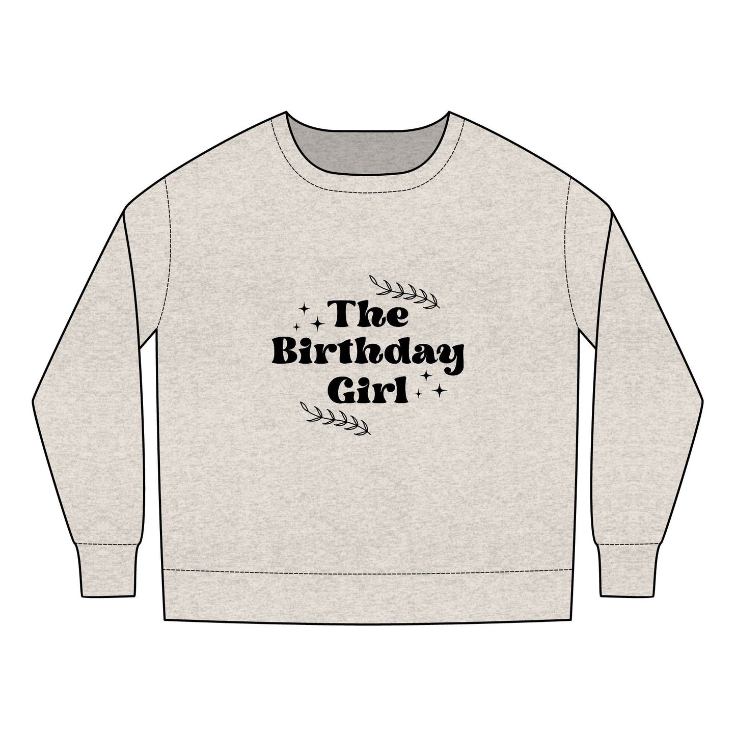 Toddler Sweatshirt - Birthday Girl - Cute Celebration Gear