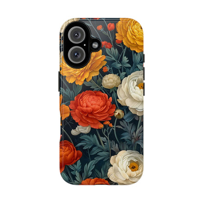 Floral Tough Case for Phones | Durable Floral Phone Cover, Boho Chic, Unique Gift for Her, Phone Protection, Flower Design