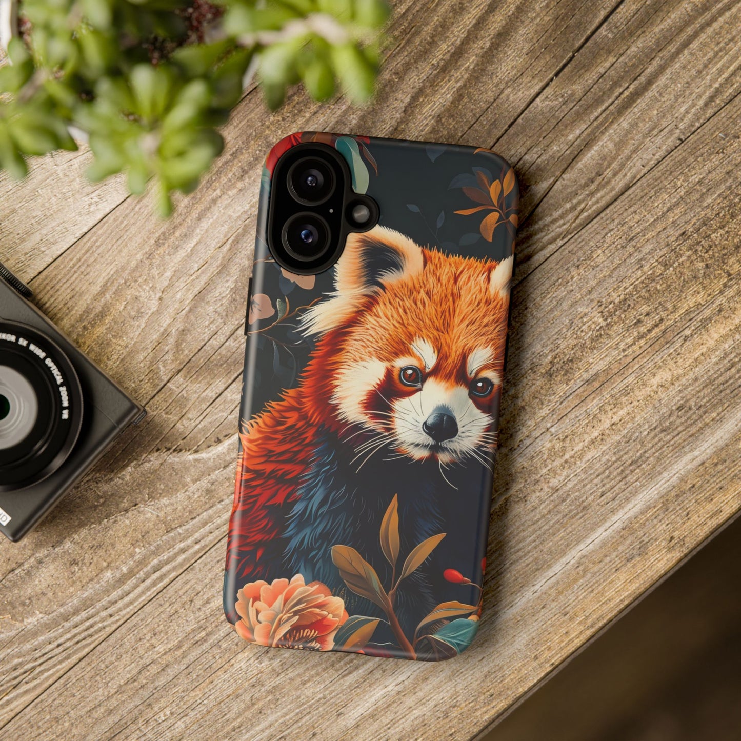 Cute Red Panda Phone Case, Wildlife Lover Gift, Tough Cases for iPhone, Nature-Themed Phone Cover, Animal Art Shell, Cute Tech Accessories