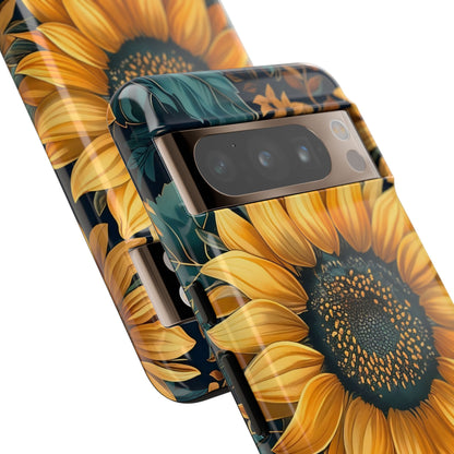 Sunflower Phone Case - Bright Floral Design, Stylish Tough Cover for Sunflower Lovers, Gift for Plant Enthusiasts, Mom Gift, Nature Lovers
