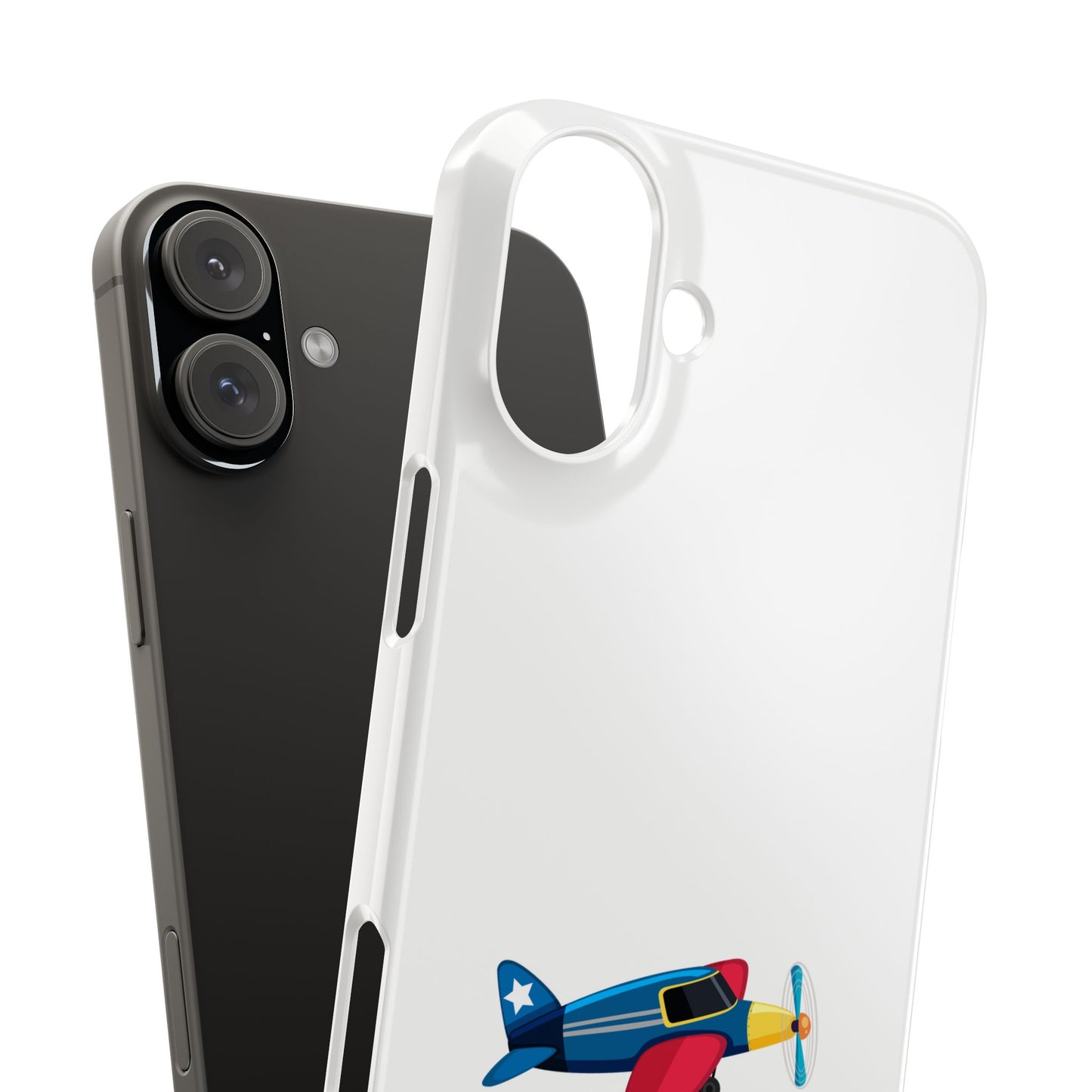 Colorful Airplane Slim Phone Case - Travel Lover's Gift, Airplane Accessories, Unique Phone Cover, Birthday Gift, Everyday Use