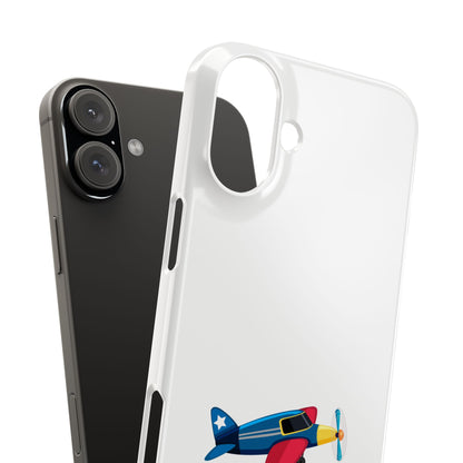 Colorful Airplane Slim Phone Case - Travel Lover's Gift, Airplane Accessories, Unique Phone Cover, Birthday Gift, Everyday Use