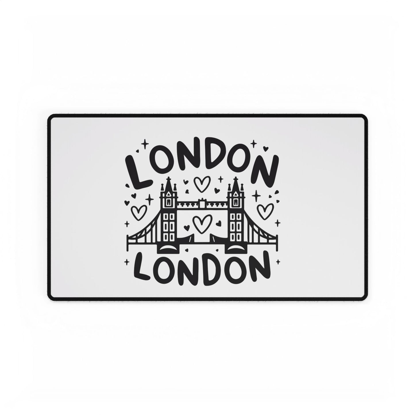 London-themed Desk Mat - Chic Office Decor, Workspace Essential, Gift for Travelers, Modern Design, Desk Accessories