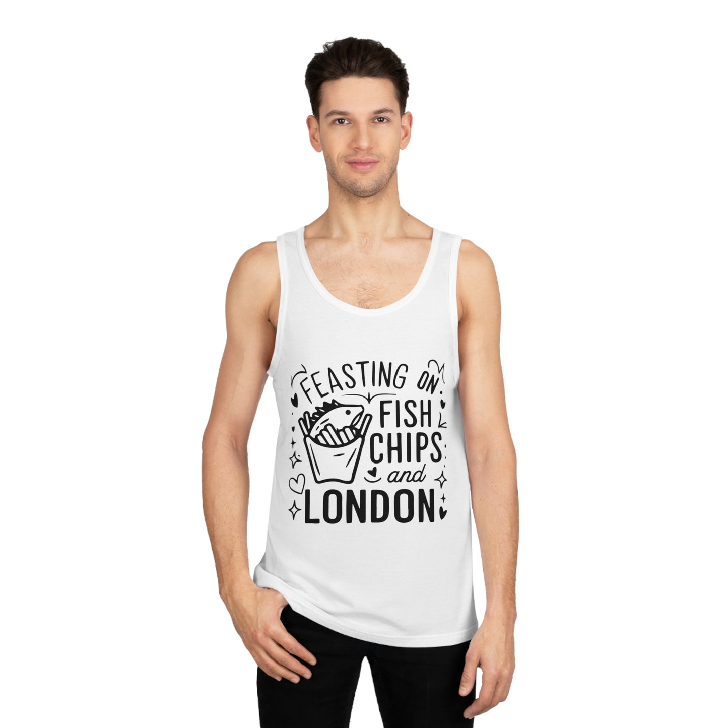 Unisex Softstyle™ Tank Top -  London's Fish Chips