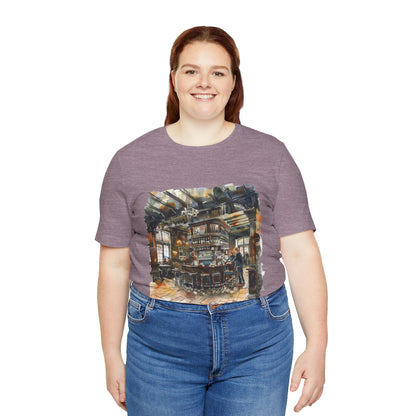 Unisex Jersey Short Sleeve Tee - The Local Spot - Authentic British Pub Vibes