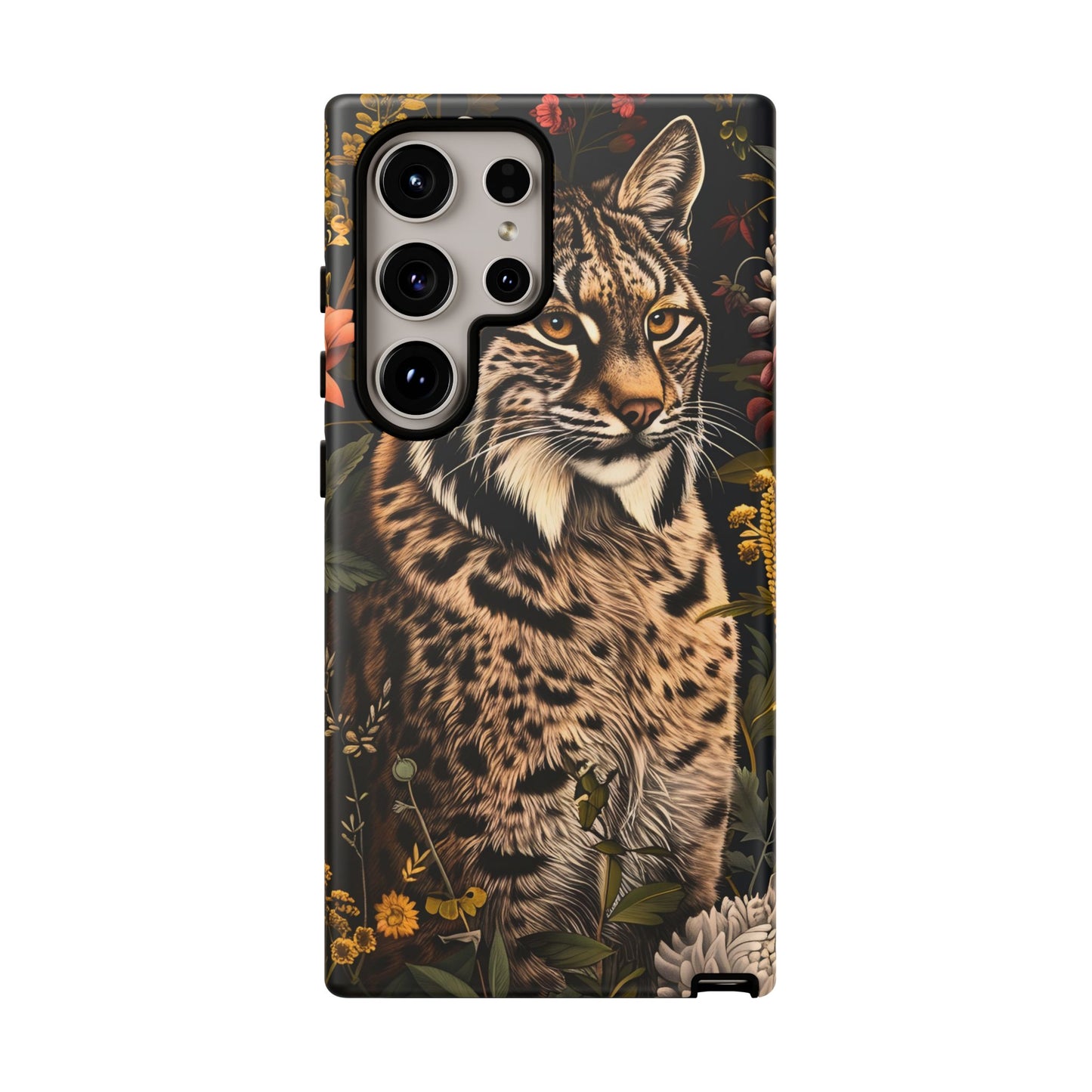 Wildlife Phone Case with Lynx Design, Tough Cases, Animal Lovers Gift, Nature Inspired Accessories, Unique Tech Protection