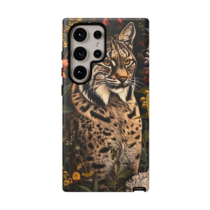 Wildlife Phone Case with Lynx Design, Tough Cases, Animal Lovers Gift, Nature Inspired Accessories, Unique Tech Protection
