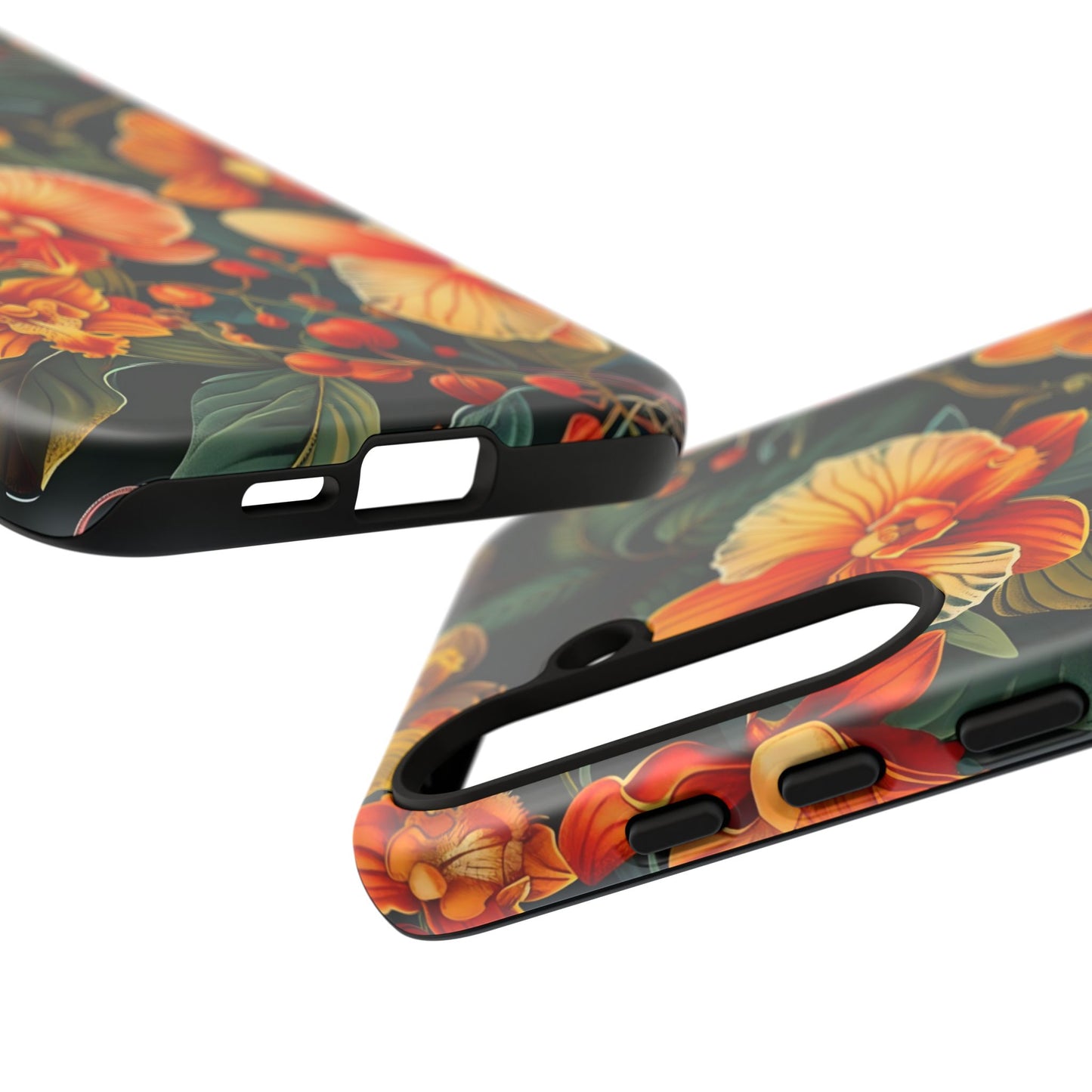 Floral Phone Case - Tough Cases, Protective Cover, Gift for Her, Smartphone Accessory, Floral Design, Nature-Inspired