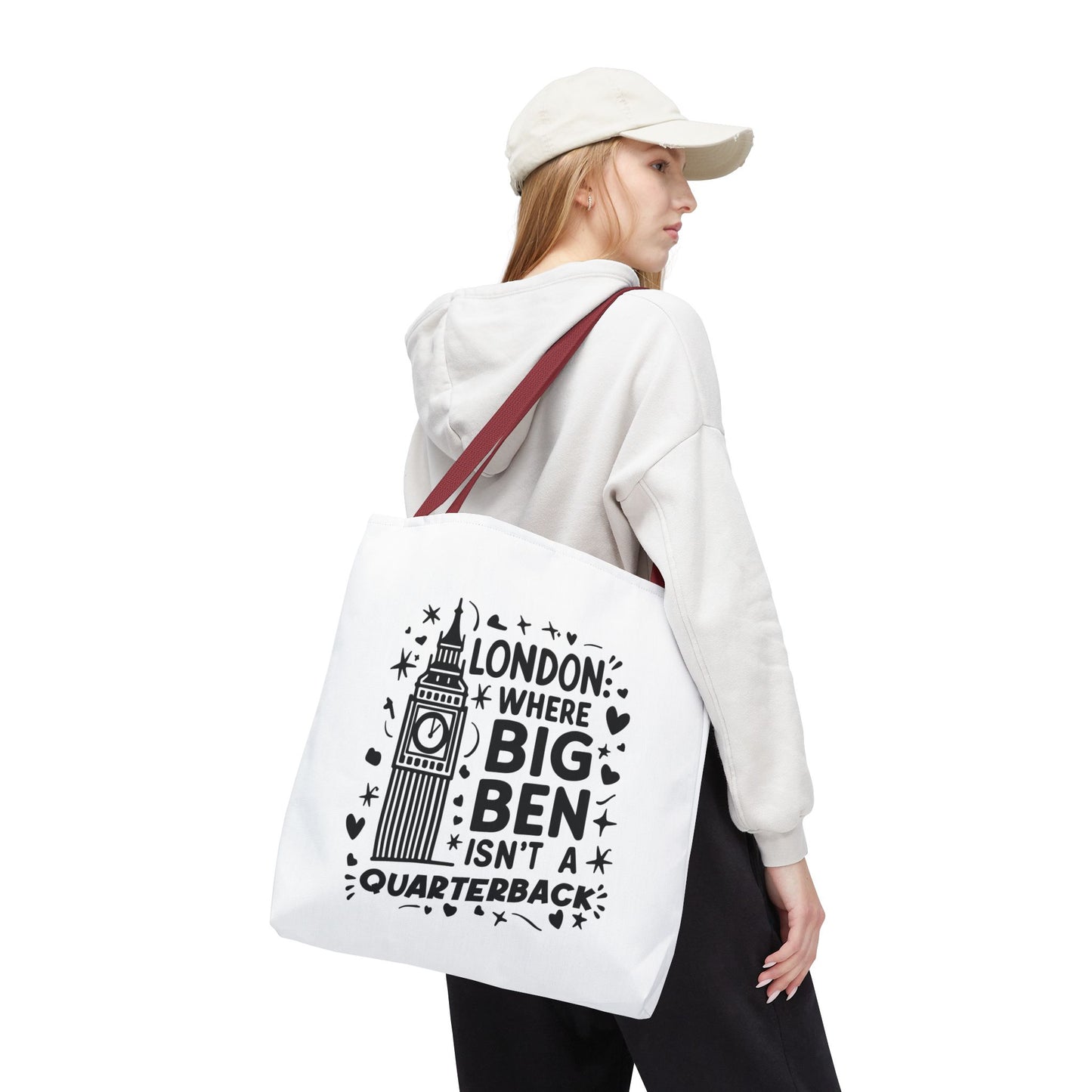 London-Themed Tote Bag, Perfect for Travelers, Gifts for Friends, Everyday Use, London Souvenir, Unique Tote Bag