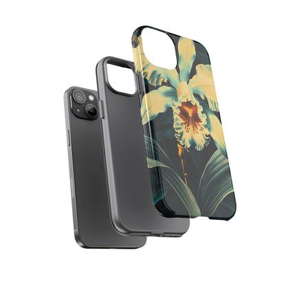 Floral Phone Case - Tough Cases with Orchid Design, Durable Smartphone Cover for Nature Lovers, Floral Gift for Her, Botanical [...]