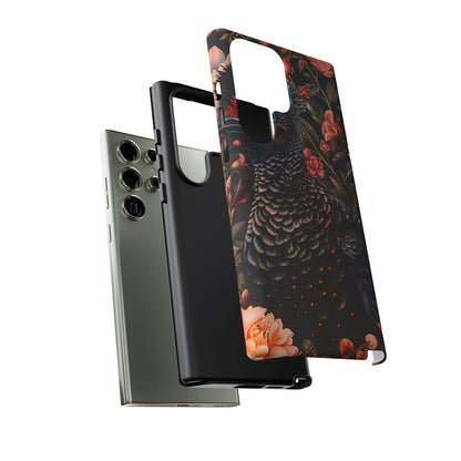 Tough Cases: Floral Design Phone Case, Stylish Protection for Your Phone, Unique Gift for Bird Lovers, Vibrant Floral Art, [...]