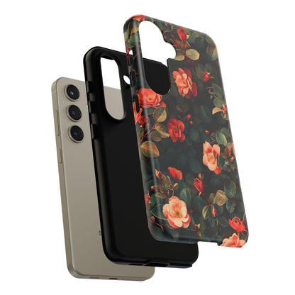 Floral Phone Case - Elegant Floral Design, Tough Protective Case, Perfect Gift for Her, Trendy Phone Accessories, Mother’s Day, Birthday