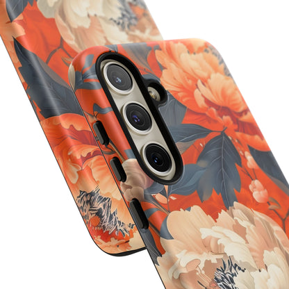 Floral Tough Case, Durable Floral Phone Case, Stylish Protection Case, Gift for Her, Spring Accessories, Mother’s Day Gift