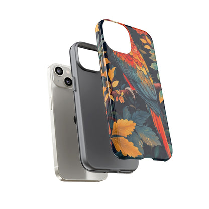 Vibrant Parrot Phone Case - Tough, Stylish, Nature-Inspired, Tropical, Wildlife, Perfect Gift, Summer Vibes