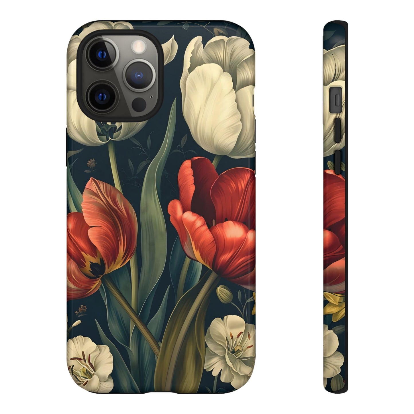White Flower Tough Cases
