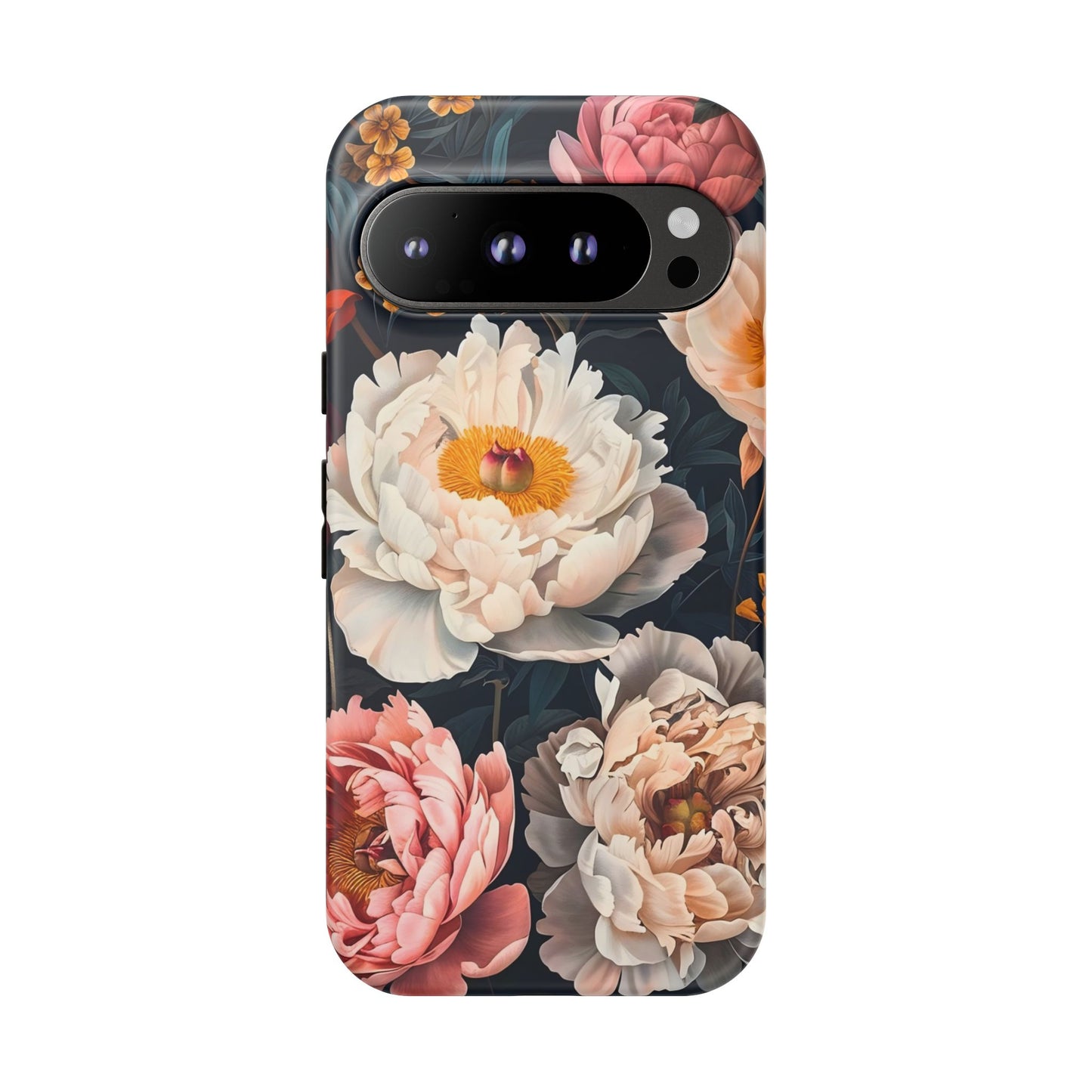 Floral Phone Case, Tough Phone Cover, Flower Design, Unique Gift for Her, Trendy Accessory, Spring Decor