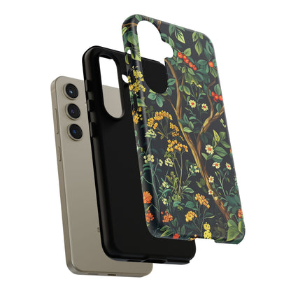 Floral iPhone Case, Nature Inspired Tough Case, Botanical Phone Cover, Eco-Friendly Gift, Unique Floral Design