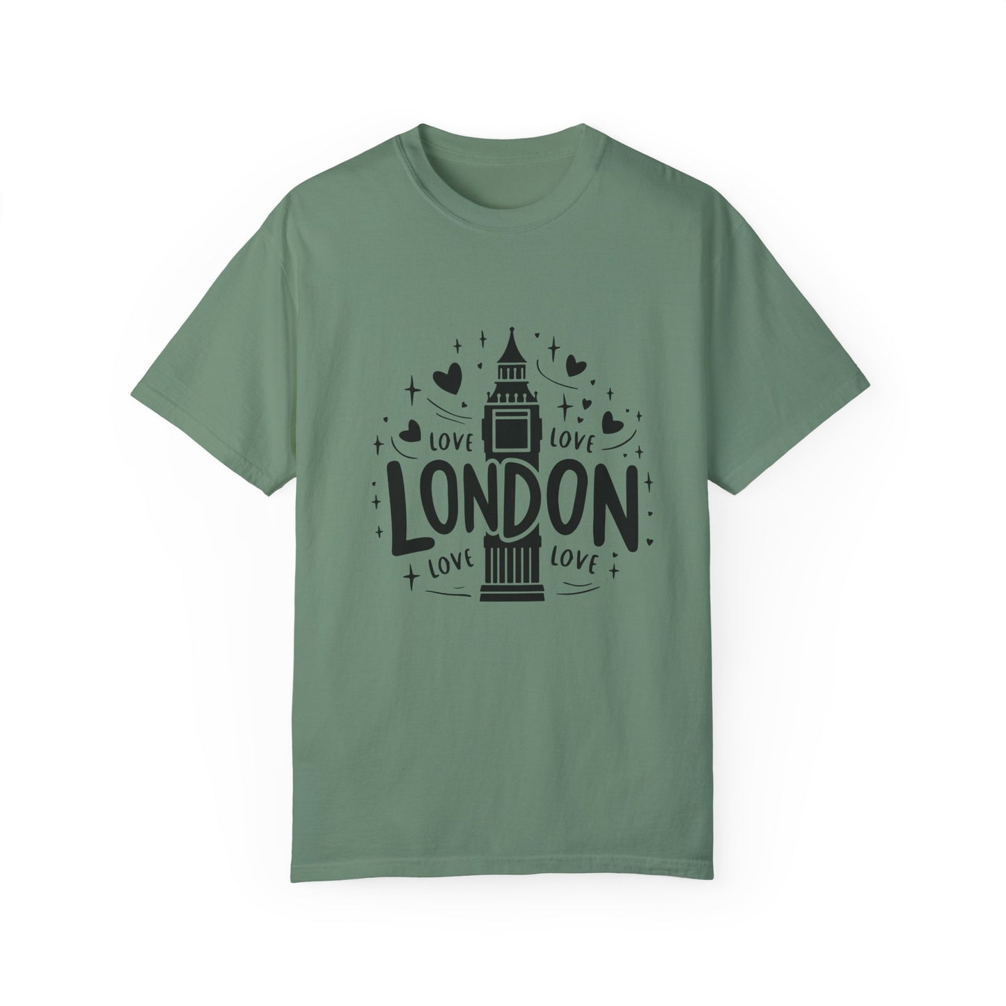 London is Love Elegant Unisex Garment-Dyed T-shirt
