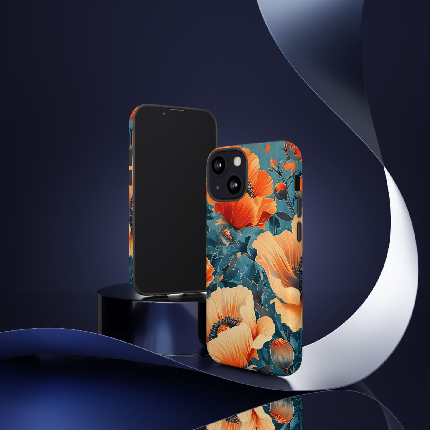 Floral Phone Case, Tough Cases for Protection and Style, Spring Aesthetic, Gift for Her, Phone Accessory for Nature Lovers