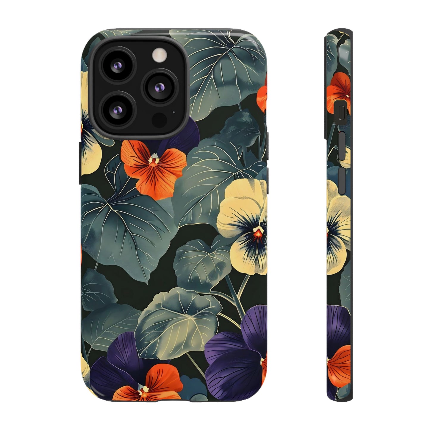 Tough Cases Floral iPhone Case, Tough Phone Cover, Stylish Floral Design, Gift for Her, Summer Vibe, Durable Protective Case