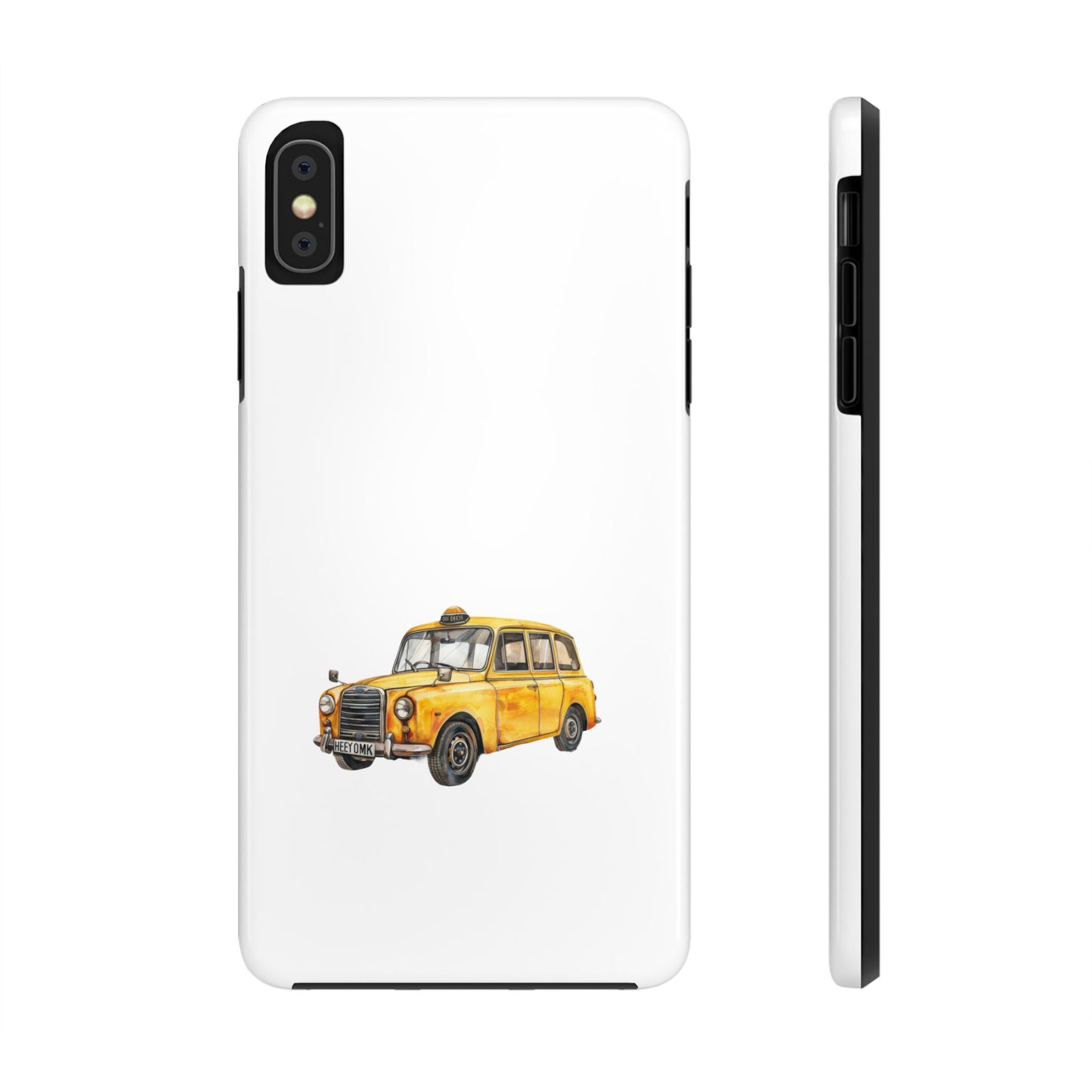 Yellow Taxi Tough Phone Case - Durable Protection for Urban Adventures