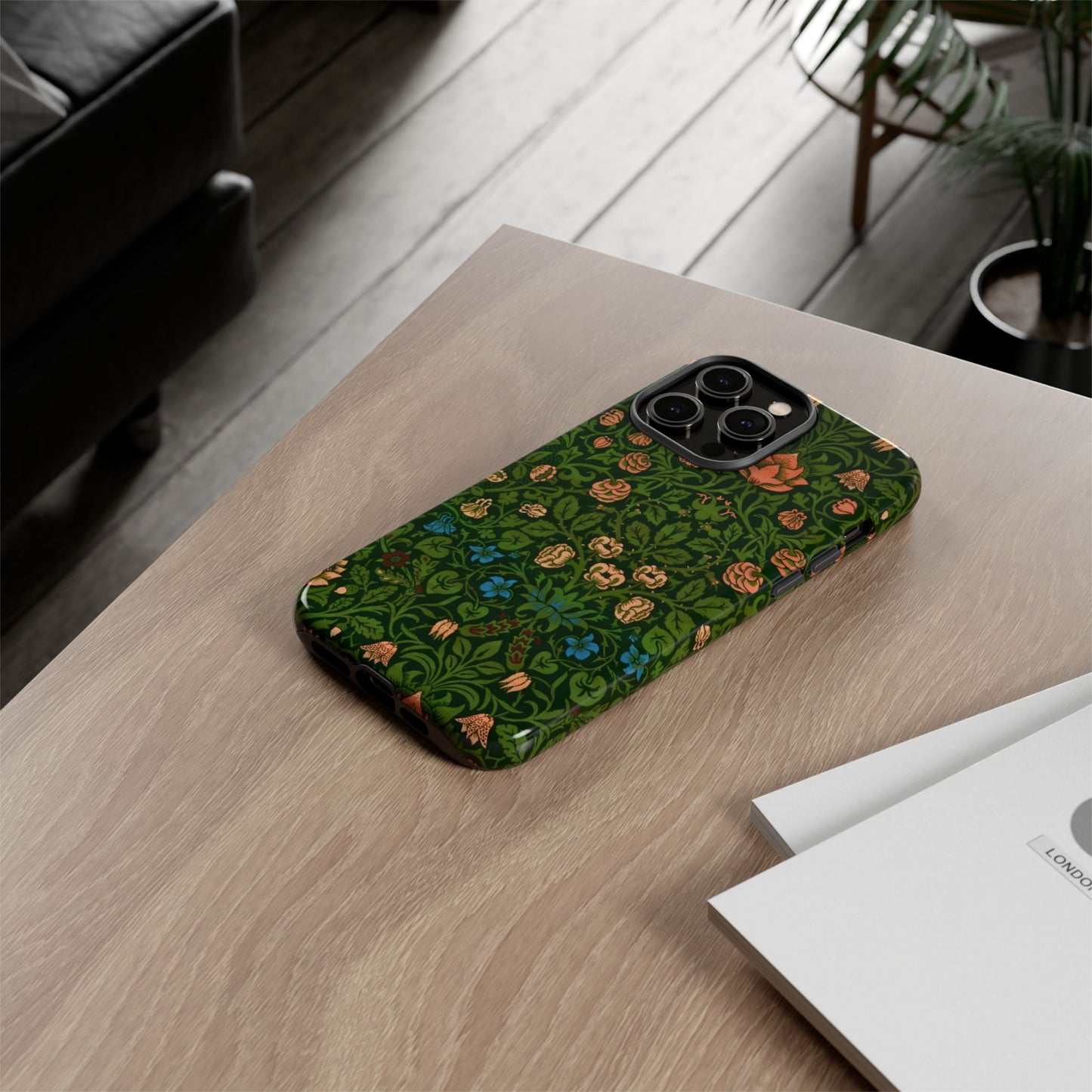 Crimson Leaf Whirl – Phone Case - Tough Cases