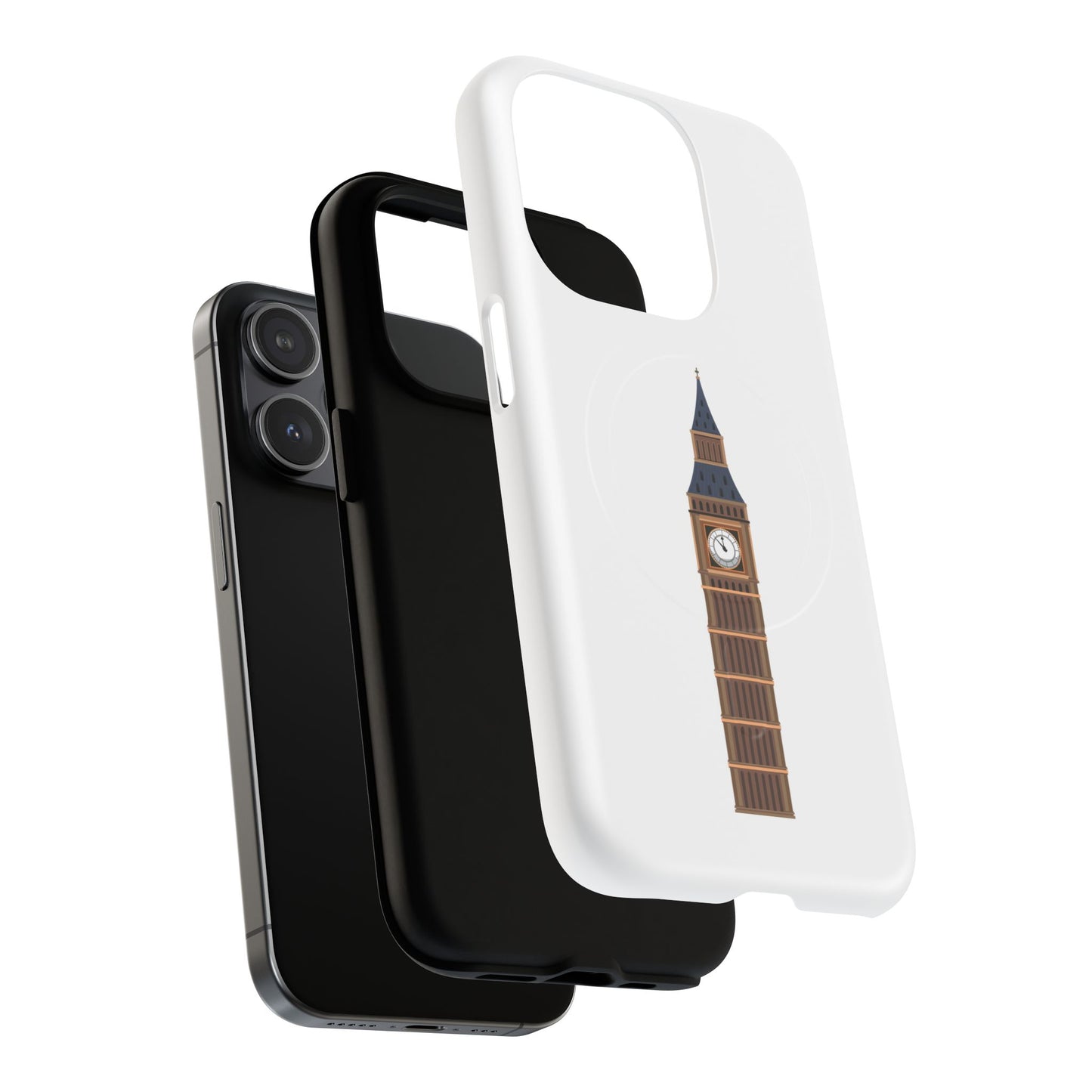 Tough Magnetic Phone Cases with Iconic Big Ben Design, Phone Protector, Unique Gift, London Souvenir, Magnetic Case for Phones