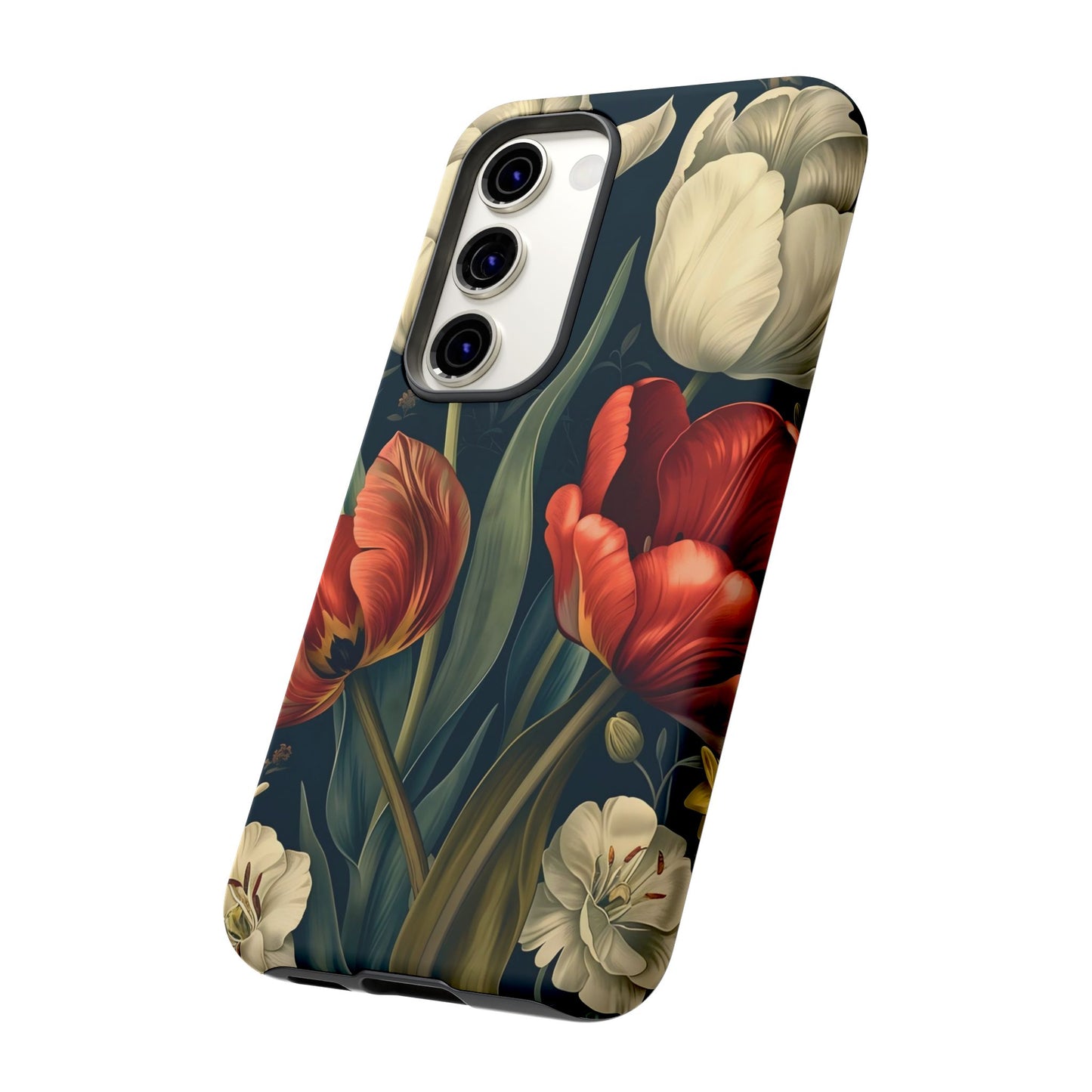 White Flower Tough Cases