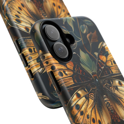 Butterfly Floral Phone Case, Tough Cases, Protective Cover, Unique Gift, Nature Lover, Art Print, Spring Decor