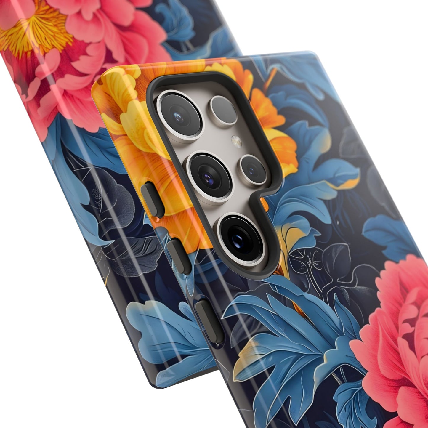 Floral Phone Case, Tough Cases, Stylish Mobile Cover, Gifts for Her, Phone Accessories, Unique Flower Design