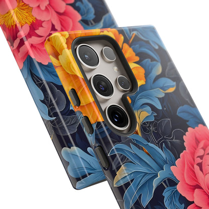 Floral Phone Case, Tough Cases, Stylish Mobile Cover, Gifts for Her, Phone Accessories, Unique Flower Design