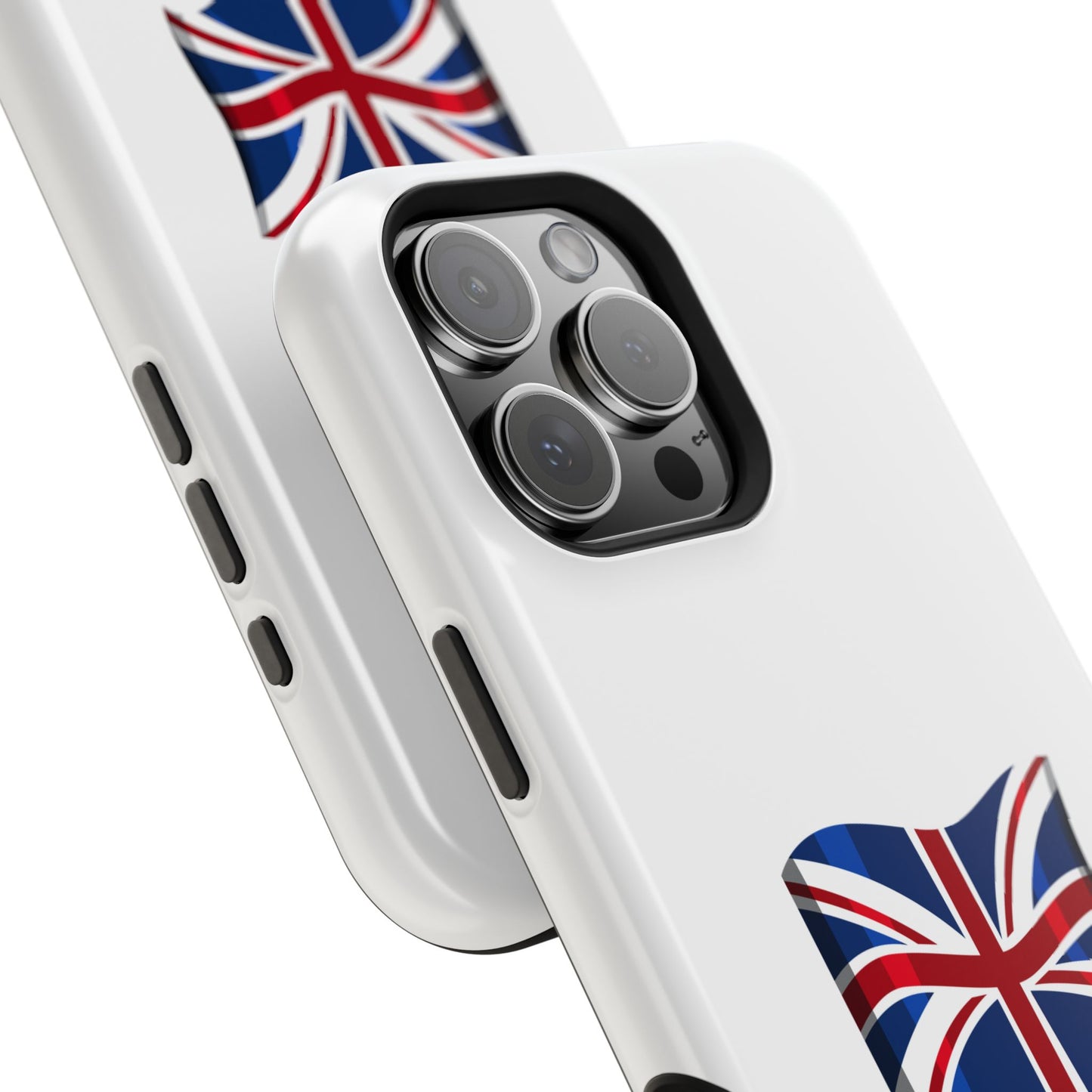 UK Flag Magnetic Phone Case, Durable Tough Cover, Gift for Patriots, Ideal for Travelers, Accessories for Holidays