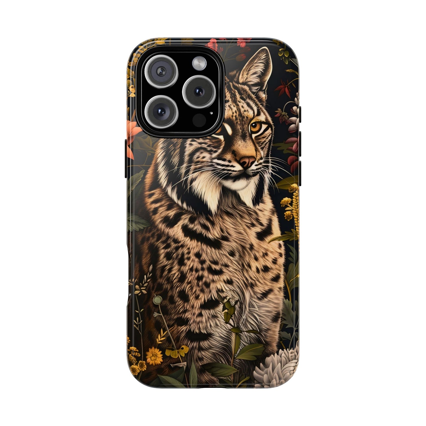 Wildlife Phone Case with Lynx Design, Tough Cases, Animal Lovers Gift, Nature Inspired Accessories, Unique Tech Protection