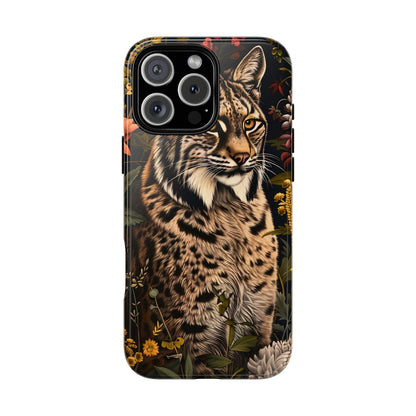 Wildlife Phone Case with Lynx Design, Tough Cases, Animal Lovers Gift, Nature Inspired Accessories, Unique Tech Protection