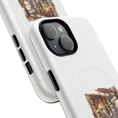 Artistic Tough Magnetic Phone Case for Secure Style, Protective Cover, Customizable Gift, Unique Accessories, Everyday Use
